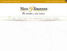 Tablet Screenshot of nicojimenez.com